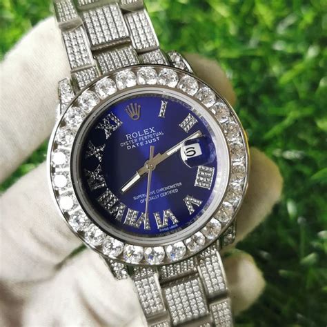 rolex cravejado de diamantes|Rolex diajust.